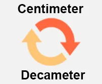 Centimeter to Decameter Calculator