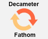 Decameter to Fathom Calculator