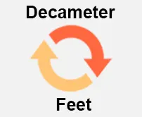 Decameter to Feet Calculator