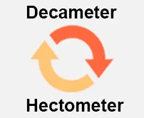 Decameter to Hectometer Calculator