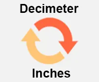 Decimeter to Inches Calculator