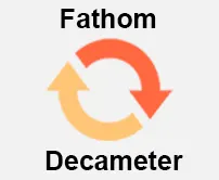 Fathom to Decameter Calculator