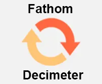 Fathom to Decimeter Calculator