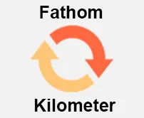 Fathom to kilometer Calcultor