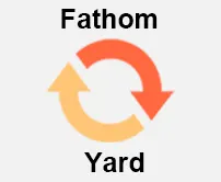 Fathom to Yards Calcultor