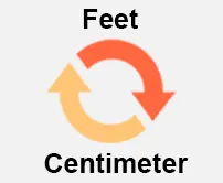 Feet to Centimeter Calcultor