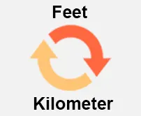 Feet to Kilometer Calcultor