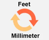 Feet to Millimeter Calcultor