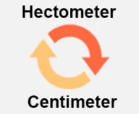 Hectometer to Centimeter Calcultor