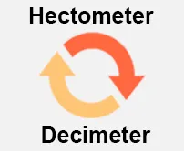 Hectometer to Decimeter Calcultor