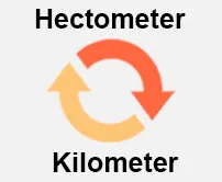 Hectometer to Kilometer Calcultor