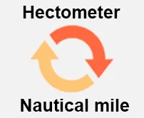 Hectometer to Nautical-mile Calcultor