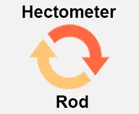 Hectometer to Rod Calcultor