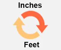 Inches to Feet Calcultor