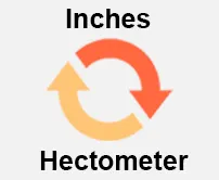 Inches to Hectometer Calcultor