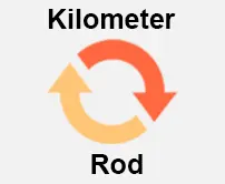 Kilometer to Rod Calcultor