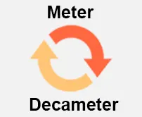 Meters to Decameter Calcultor