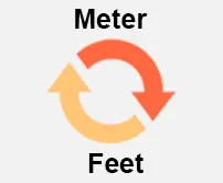 Meters to Feet Calcultor