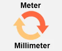 Meters to Millimeter Calcultor