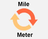 Miles to Meters Calcultor