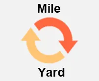 Miles to Yards Calcultor