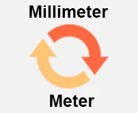 Milimeter to Meters Calcultor