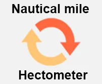 Nautical-mile to Hectometer Calcultor