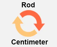 Rod to Centimeter Calcultor