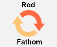 Rod to Fathom Calcultor