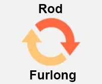 Rod to Furlong Calcultor