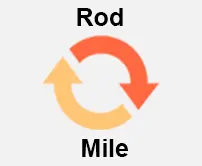 Rod to Miles Calcultor