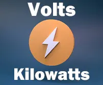 Volts to KW Calculator