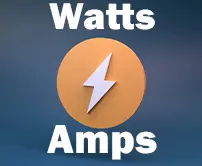 Watts to Amps Calculator