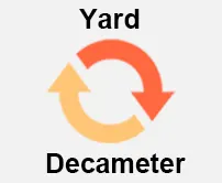 Yards to Decameter Calcultor